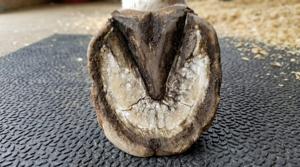 Seedy toe treatment in horses