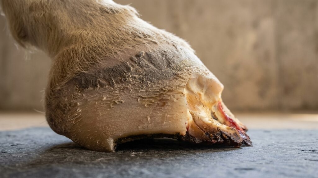 treating for white line in horses