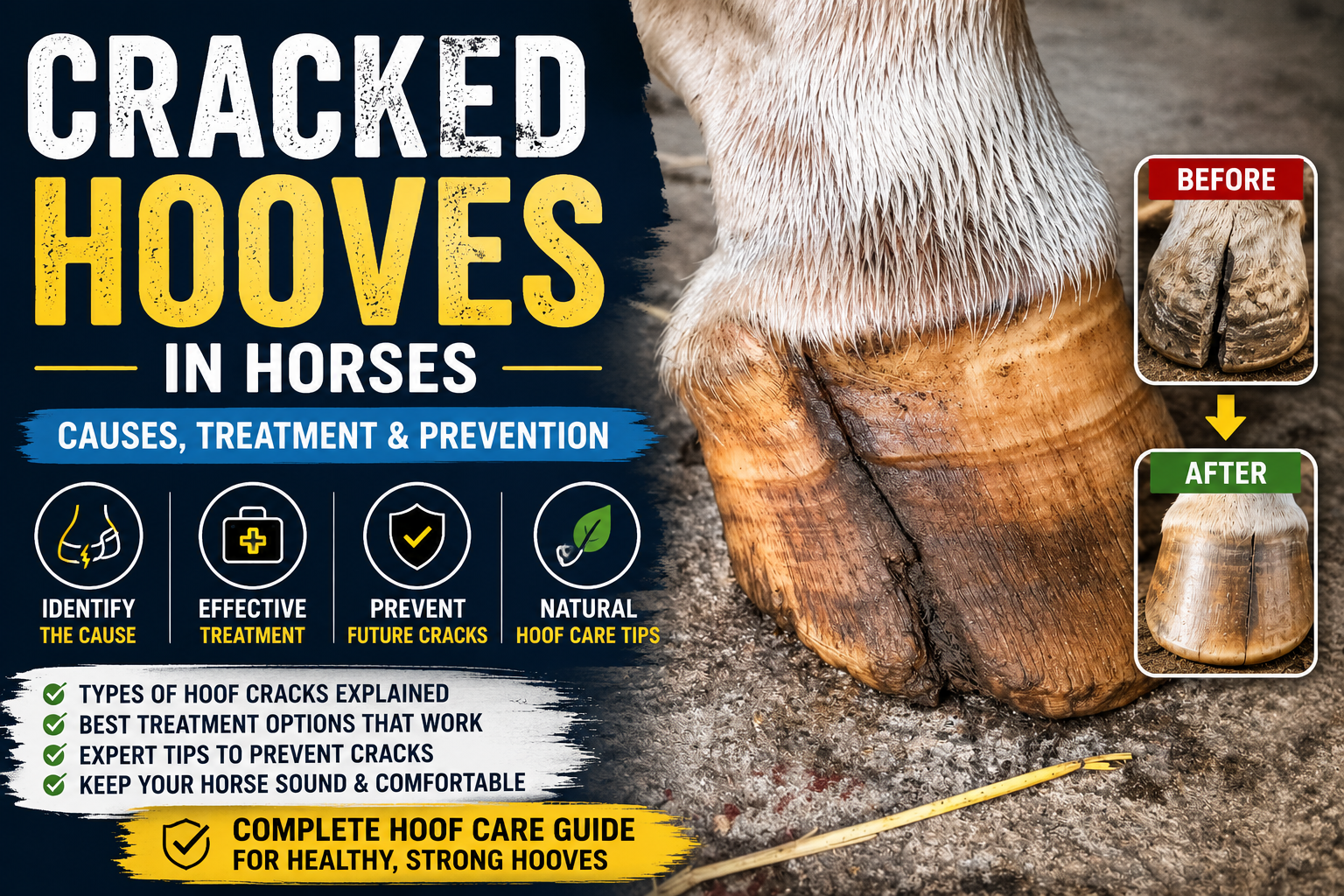 Cracked Hooves in Horses