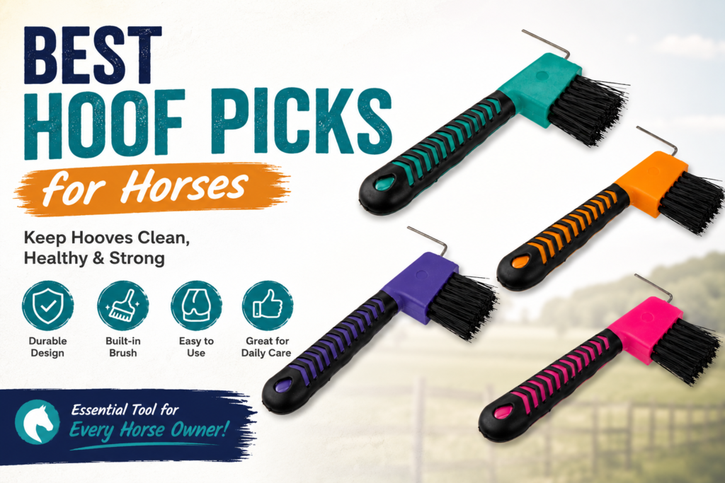 Equine hoof pick