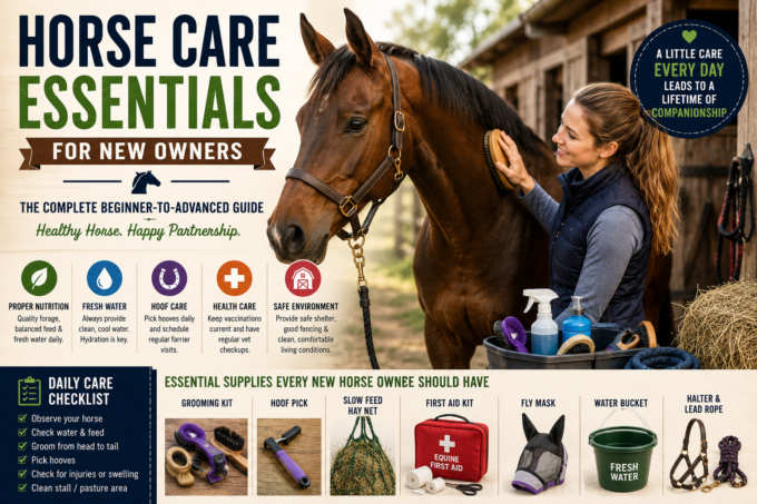 Horse Care Essentials for New Owners 1