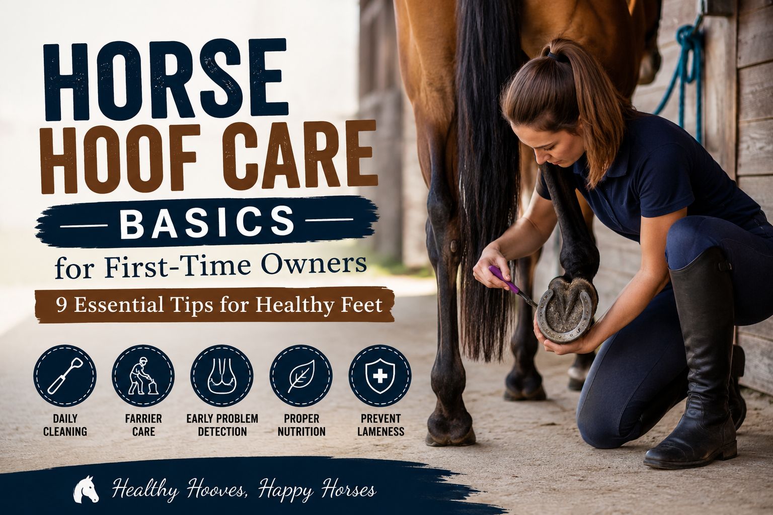 Horse Hoof Care Basics for First-Time Owners