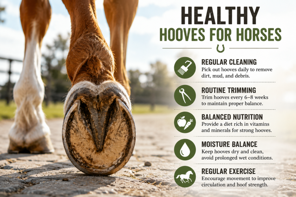 clipping horse hooves
