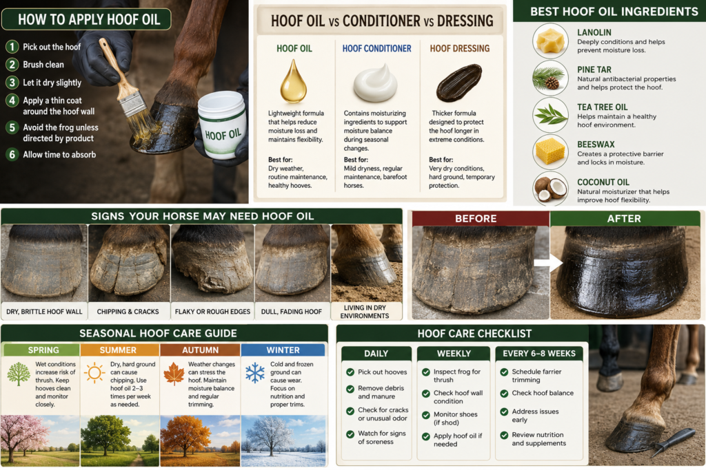 Best hoof oil for barefoot horses