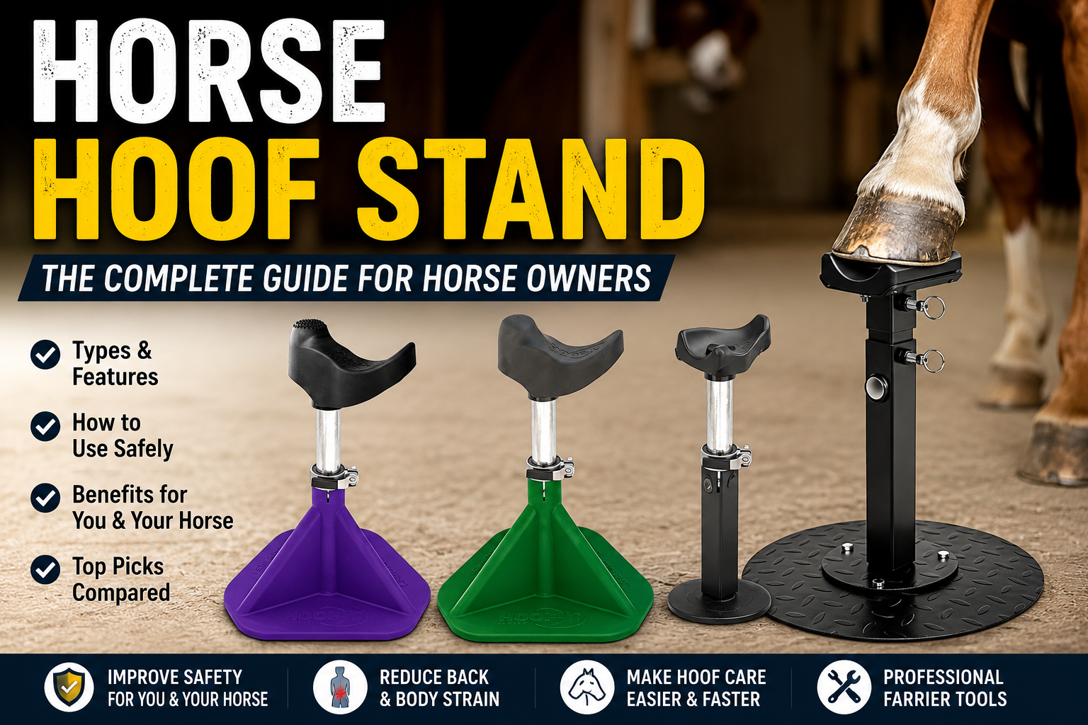 Best horse hoof stand