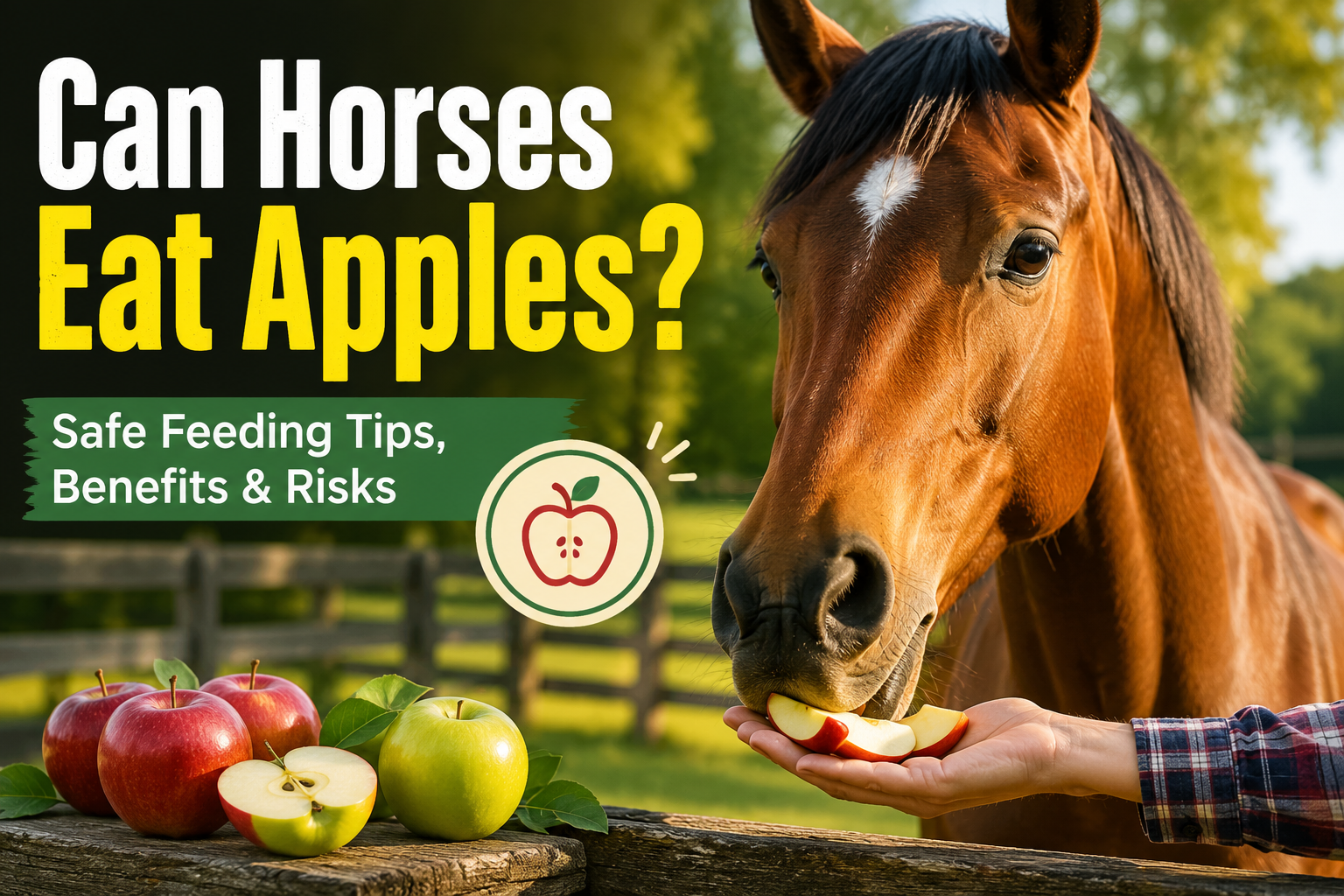 Can Horses Eat Apples?