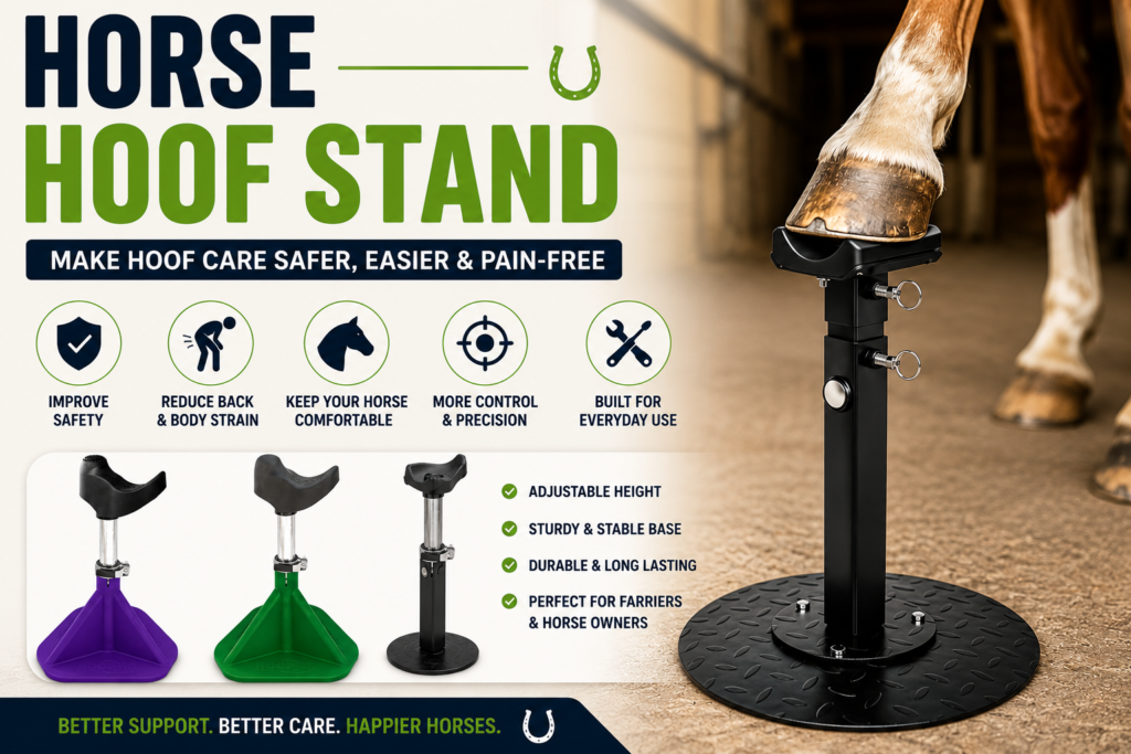 Farrier hoof stand
