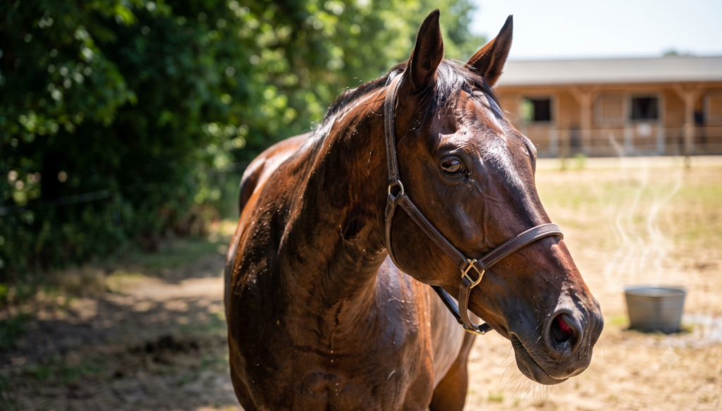 Signs of Heat Stress in Horses