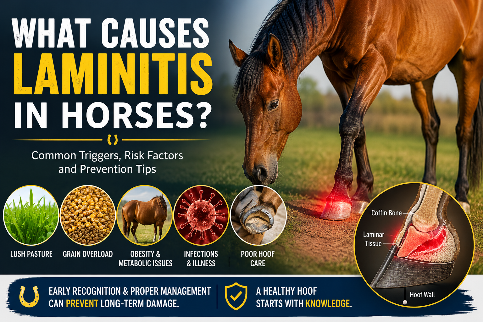 What Causes Laminitis in Horses