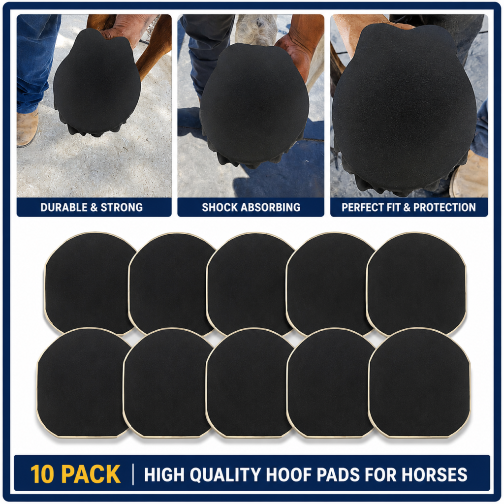 Horse shoe pads for navicular